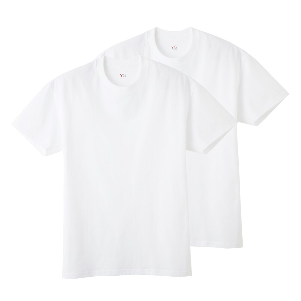 ホワイト クルーネック Tシャツ YG】クルーネックTシャツ （2枚組） | グンゼ(GUNZE) | マルイ