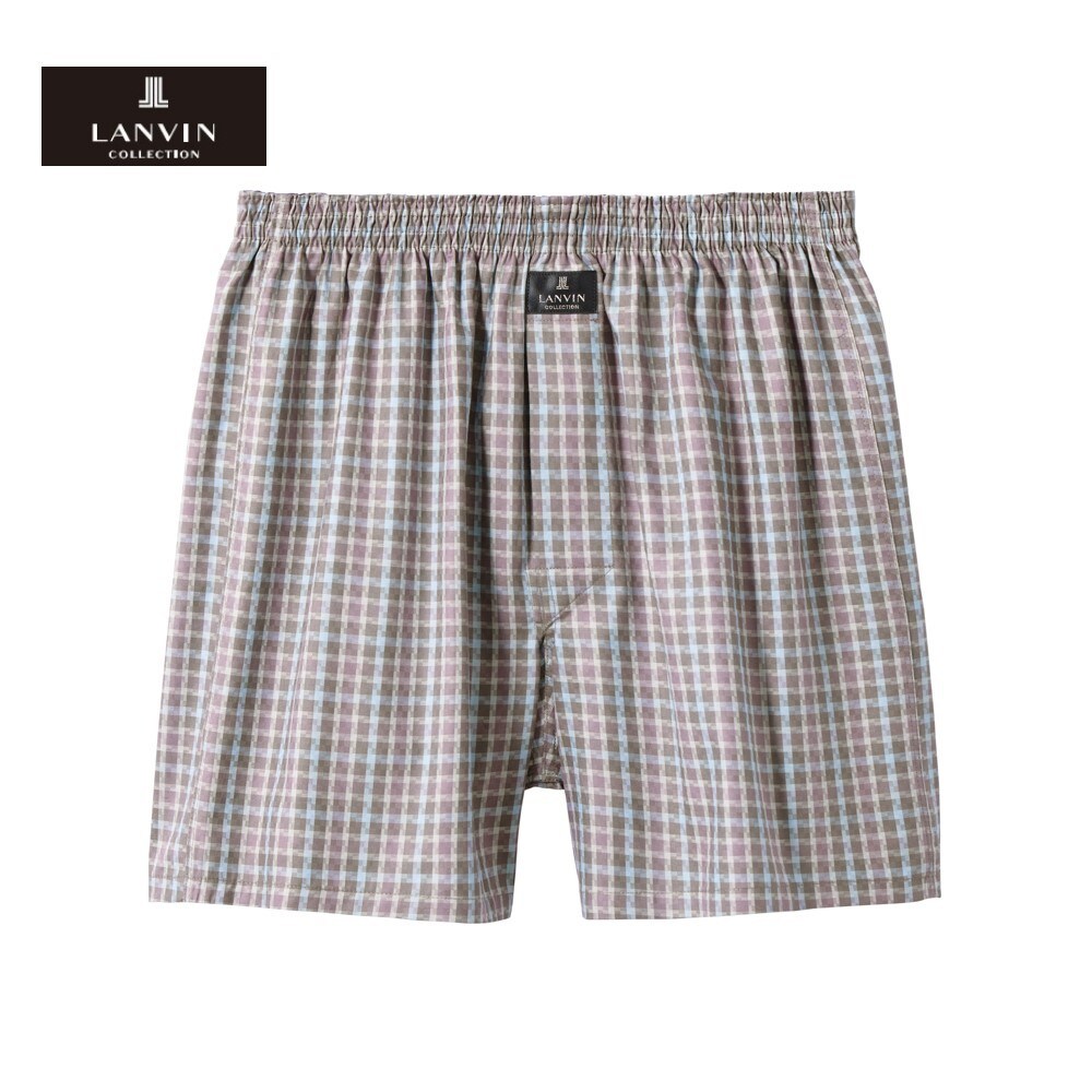 LANVIN collection】【ロングトランクス/前開き】【吸汗速乾