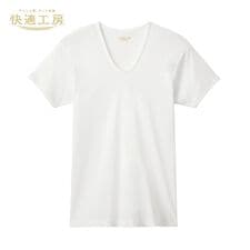 【快適工房】半袖Ｕ首Ｔシャツ
