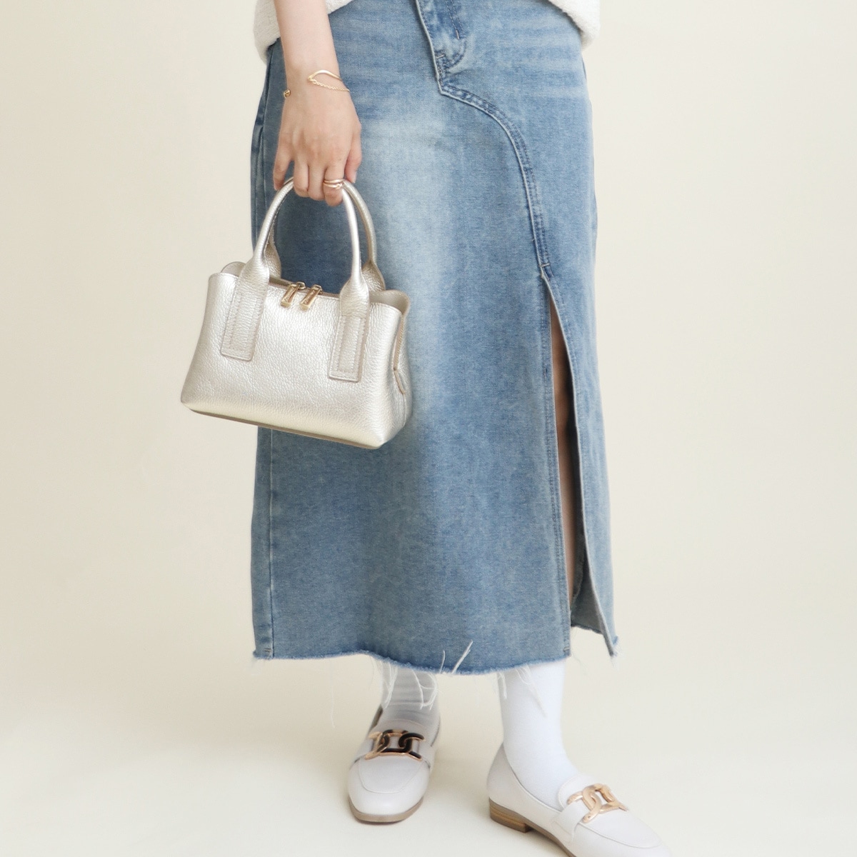 本革】【イタリア製】3層式 トートバッグ ショルダーベルト付き