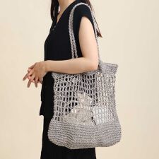 方眼編み かごバッグ / レディース バッグ トートバッグ