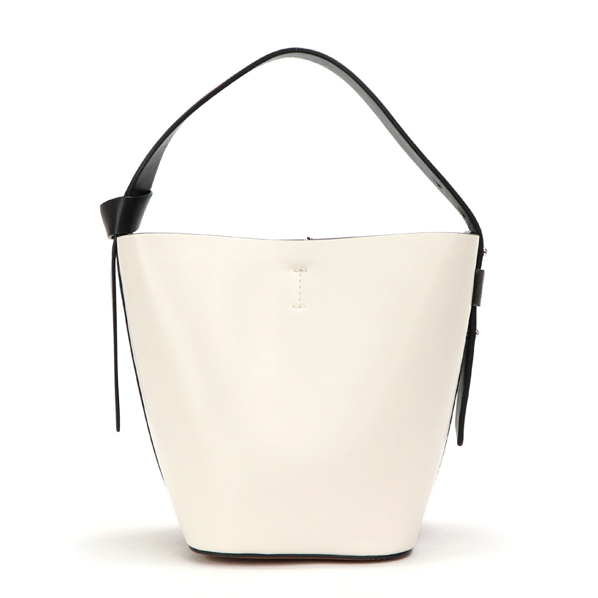 ROBERTA GANDOLFI】イタリア製 カーフスキンバイカラートランス