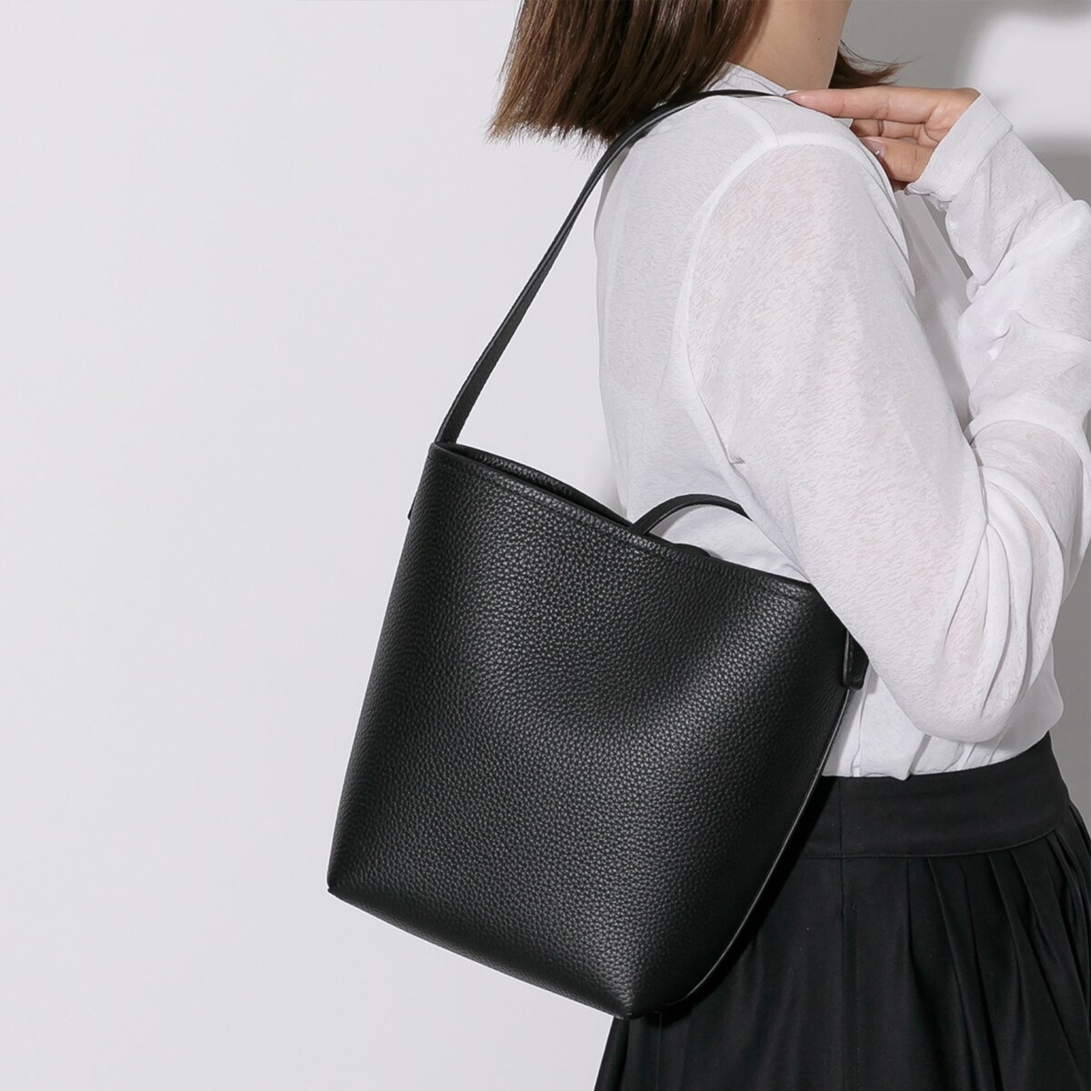 【Cappuccetto】大容量 トート バッグ 本革 バッグインバッグ付 Cappuccetto】大容量 トート バッグ 本革 バッグインバッグ付