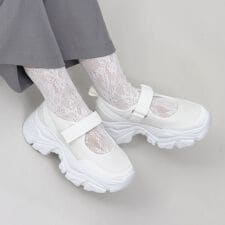 ボリュームソール メリージェーン スニーカー