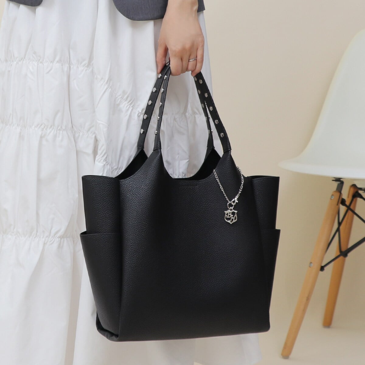 CURIBISCUI】フラップデザイン A4 トートバッグ | キュリ ビスキュイ