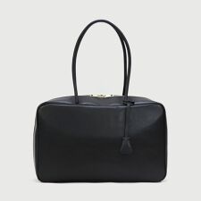 【A4対応】ロングハンドル スクエア ボストンバッグ