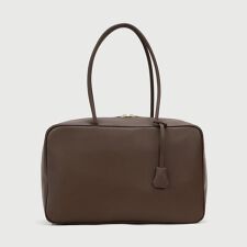 【A4対応】ロングハンドル スクエア ボストンバッグ