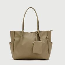 【A4対応 / ミニポーチ 保冷ポケット付き】3層収納 マルチポケット トートバッグ