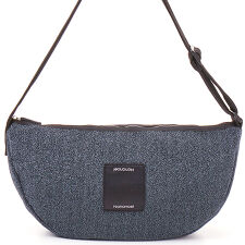 【Nananoel】 nellie メタリックムーン型 ショルダーバッグ