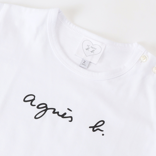 S137 L TS ベビー ロゴTシャツ | アニエスベー アンファン(agnes b 