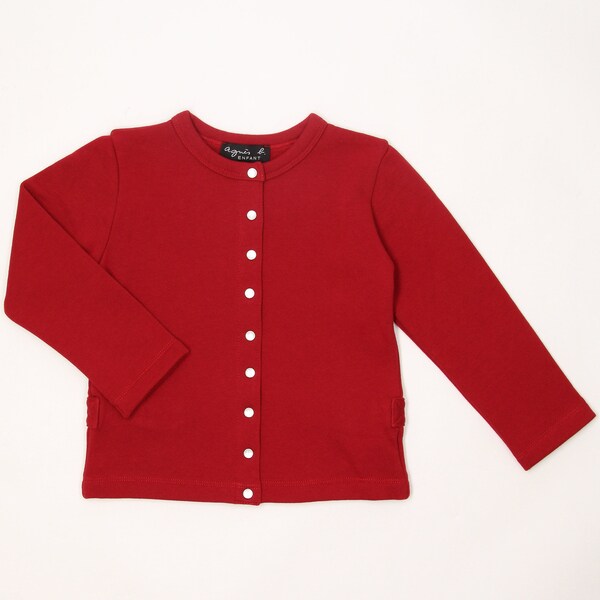 M001 E CARDIGAN キッズ カーディガンプレッション