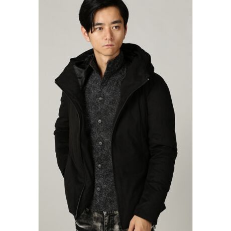 TORNADO MART∴メランジフードダウンブルゾン | トルネードマート  