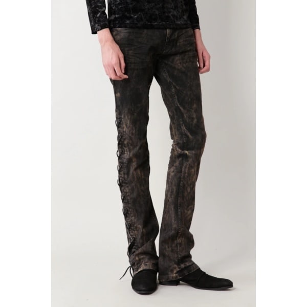 トルネードマート パイソン デニム レースアップ TORNADO mart