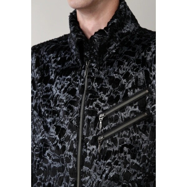 TORNADO MART∴ウェットルックシールライダースブルゾン | トルネード