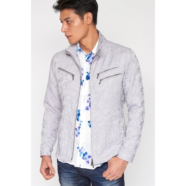 TORNADO MART∴ウェットルックシールライダースブルゾン | トルネード