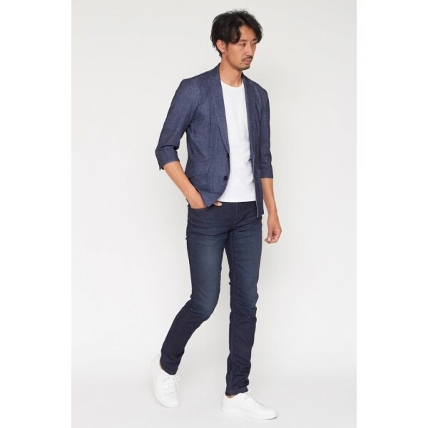 ZERO by TORNADO MART∴Primeflexドットメッシュデニムプリント