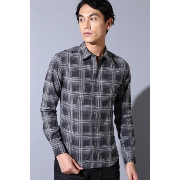 Zero by TORNADO MART∴カスリオンブレーチェックJQシャツ