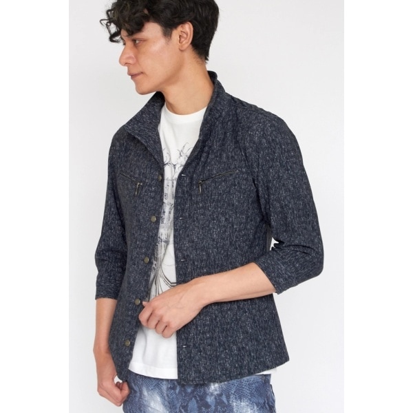 TORNADO MART∴ストレッチドビーツイードリブブルゾン | トルネード