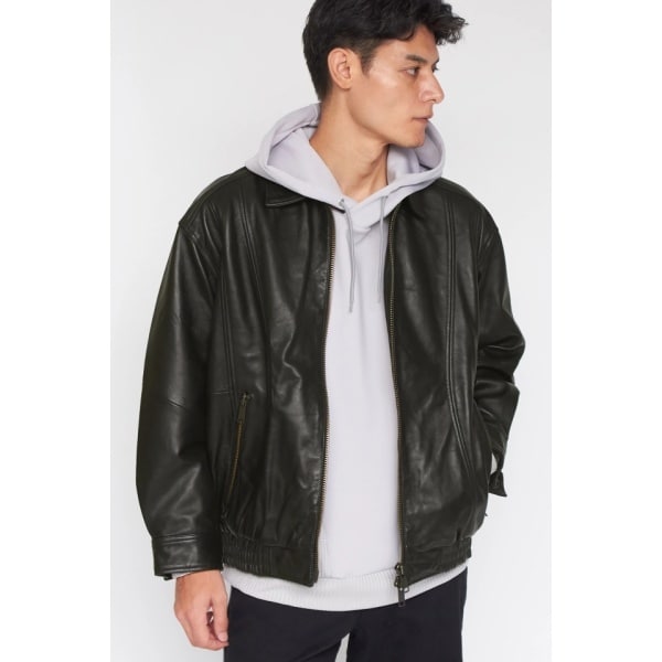 TORNADO MART∴スタンドウォッシュドレザーブルゾン | トルネード