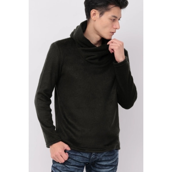 TORNADO MART∴ベロアコンビオーバーカットソー | トルネードマート