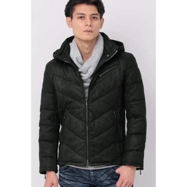 トルネードマート　T/Cスェードダウンブルゾン TORNADO MART∴T/Cスェードダウンブルゾン / TORNADO MART（トルネード