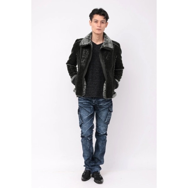 TORNADO MART∴マイクロファーボンディングブルゾン | トルネード