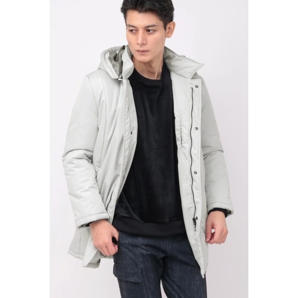 143 新品 五大陸 ルミレットウール フーデットパーカー コート L JIL SANDER ジルサンダー ジャケット