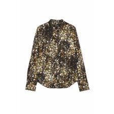 【LADIES】TORNADO MART∴小花ストレッチ プリントシャツ