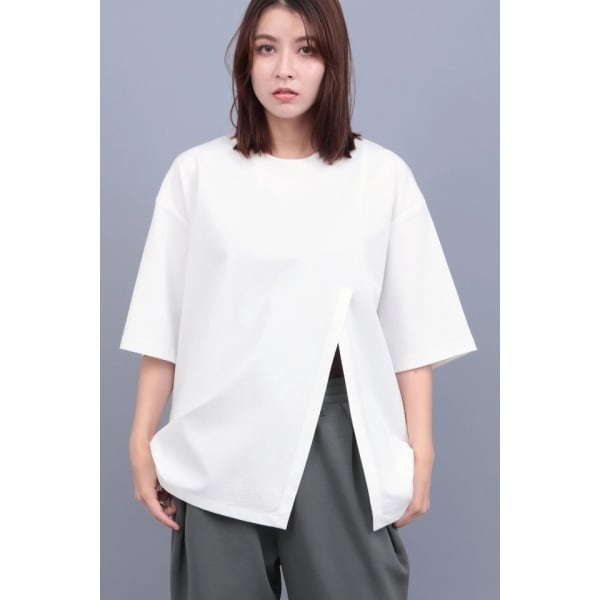 R by TORNADO MART∴フェイクツーピースルーズTシャツ