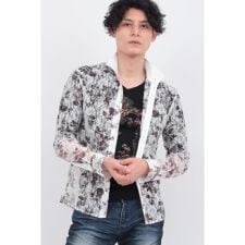 TORNADO MART∴ラッセルレースチェックプリントシャツ