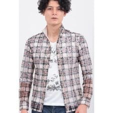 TORNADO MART∴ラッセルレースフラワープリントシャツ