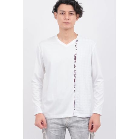 [^ԁF2002213][DESIGN] ّfރhbLOJbg\[BCɂׂ͍ȌWJ[h~ԕfނgݍ݁Auh炵ꒅɎdグĂ܂B V[vȈّfMIXɉA܎VlbNAقǂ悢^CgVGbgŏHꖇAE^[̃Ci[ɃIXXłB [TEXTILE] {̐nɕ\ʂɂ͊炩ȃRbgAʂɓiCB \ʂ̓RpNgōoĂ܂B ʒnnɂ̓NXW[W[̐璹iqgpB