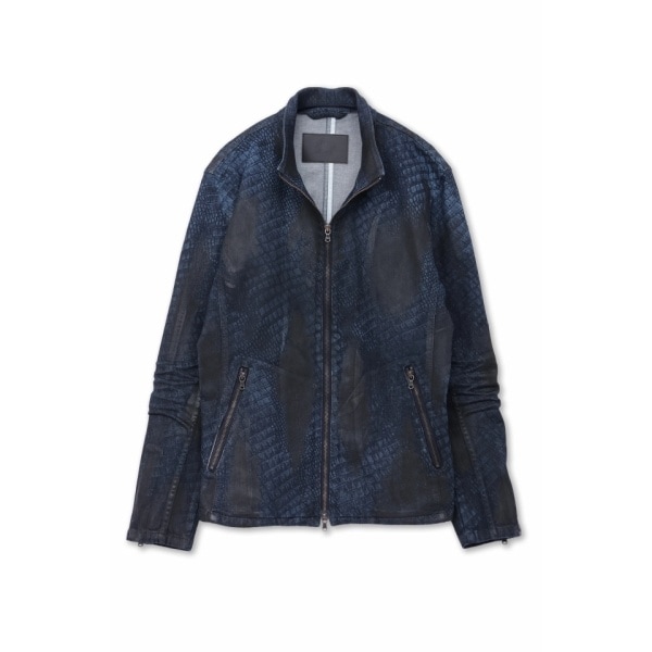 レザーキルティングパデットフーデッドBLZ | ノーアイディー(NO ID