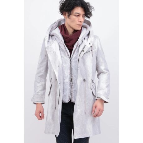 [^ԁF2002159][DESIGN] T/CXG[h~wACbYR[gB tFCNXG[hnɃwACiїꕿjvg{Â\ofނłB bYR[g̃fBe[𓥏Pt@Xi[ANZg⃏C[Ń[hȈۂɎdグĂ܂B }CNt@[~ȃLg̃xXg͒E\ŁAH~V[Y͖ܘ_AtAE^[ƂĂłꒅłB [TEXTILE] |GXe~Rbg̃tFCNXF[hnɁAwACiёjvgfށB XF[hCNȊ芴ƁAƂƂ\ŃuhԂ̑fނłB