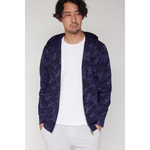 HIGH STREET∴カモ柄Zipパーカー