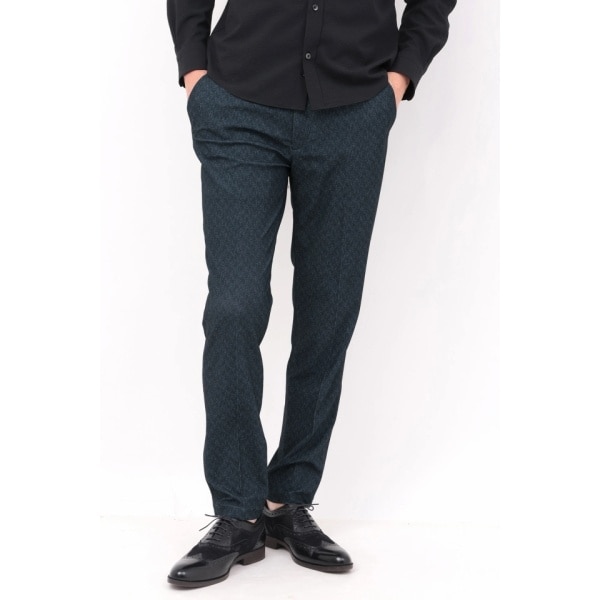 HIGH STREET∴トリコットメッシュミニヘリンボンイージーパンツ | ハイ