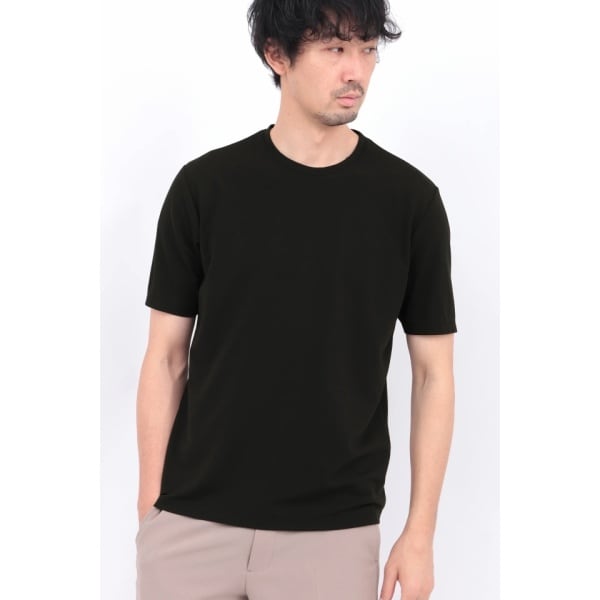 HIGH STREET∴マシュマロポンチ半袖クルーネックカットソー HIGH STREET∴マシュマロポンチ半袖クルーネックカットソー