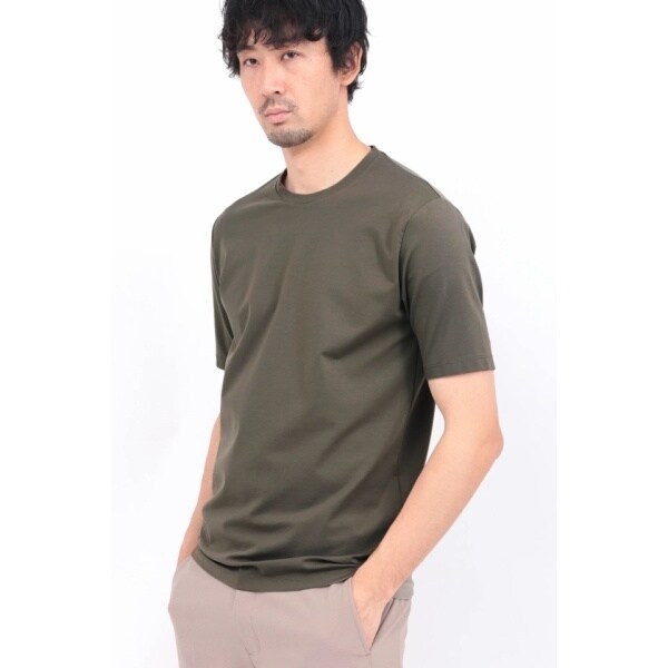 HIGH STREET∴マシュマロポンチ半袖クルーネックカットソー HIGH STREET∴マシュマロポンチ半袖クルーネックカットソー