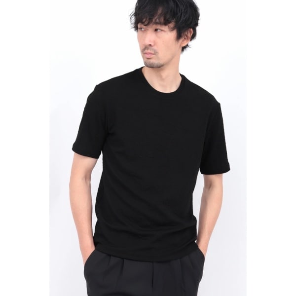 HIGH STREET∴Hロゴエンブロイダリークルーネック半袖Ｔシャツ TORNADO MART｜HIGH STREET∴Hロゴエンブロイダリークルーネック