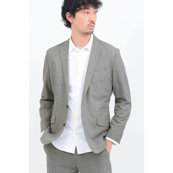 HIGH STREET∴２WAYコンフォートブラッシュプリントジャケット