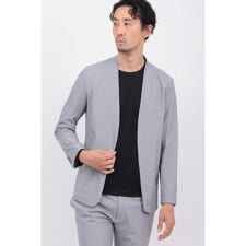 ハイストリート(HIGH STREET)のHIGH STREET∴4WAYダイアゴナルジャガードノーカラージャケット