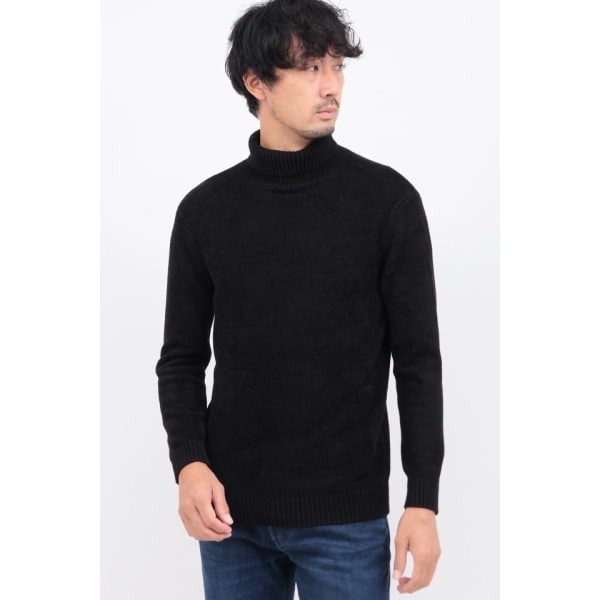 HIGH STREET∴ブライトランダムテレコクルーネックKN