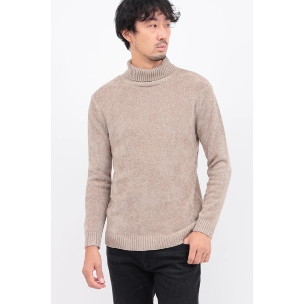 HIGH STREET∴ブライトランダムテレコクルーネックKN