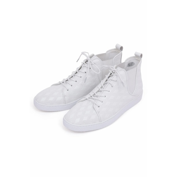 ハイストリート（HIGH STREET）/ＨＩＧＨ ＳＴＲＥＥＴ∴サイドゴアハイカットカタオシドレススニーカー HIGH STREET∴サイドゴアハイカットカタオシドレス