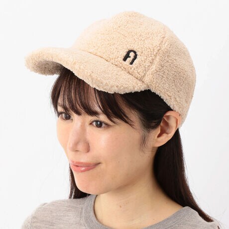 サイズ調整ok ロゴ入り ボアキャップ レディース帽子 フルラ Furla ファッション通販 マルイウェブチャネル