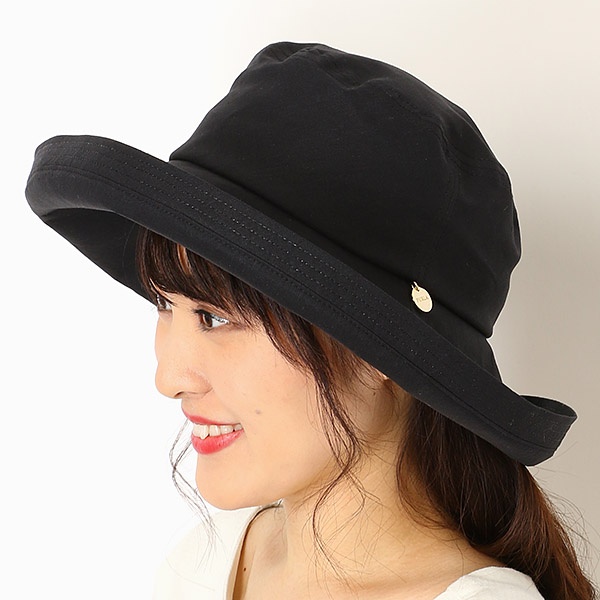 FURLA フルラ 新品 帽子 サイズ調整 ハット UVカット 紫外線対策 麻 ...
