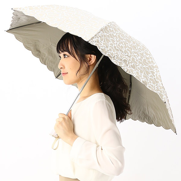 日傘（3段／折りたたみ／ミニ／晴雨兼用）【軽量／遮光＆UV遮蔽率99