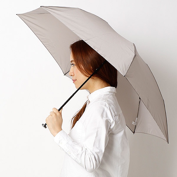 【軽量約94g！・無地】ユニセックス折りたたみ傘（バーブレラBarbrella（R））