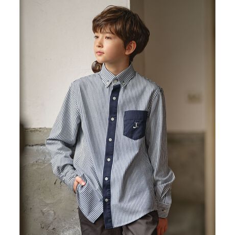 140-170cm】ストライプ＆チェック シャツ | Jプレス(J.PRESS 