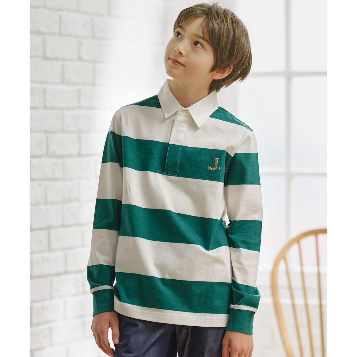 Polo Ralph Lauren/S/S Border Polo Shirt（ラルフローレン